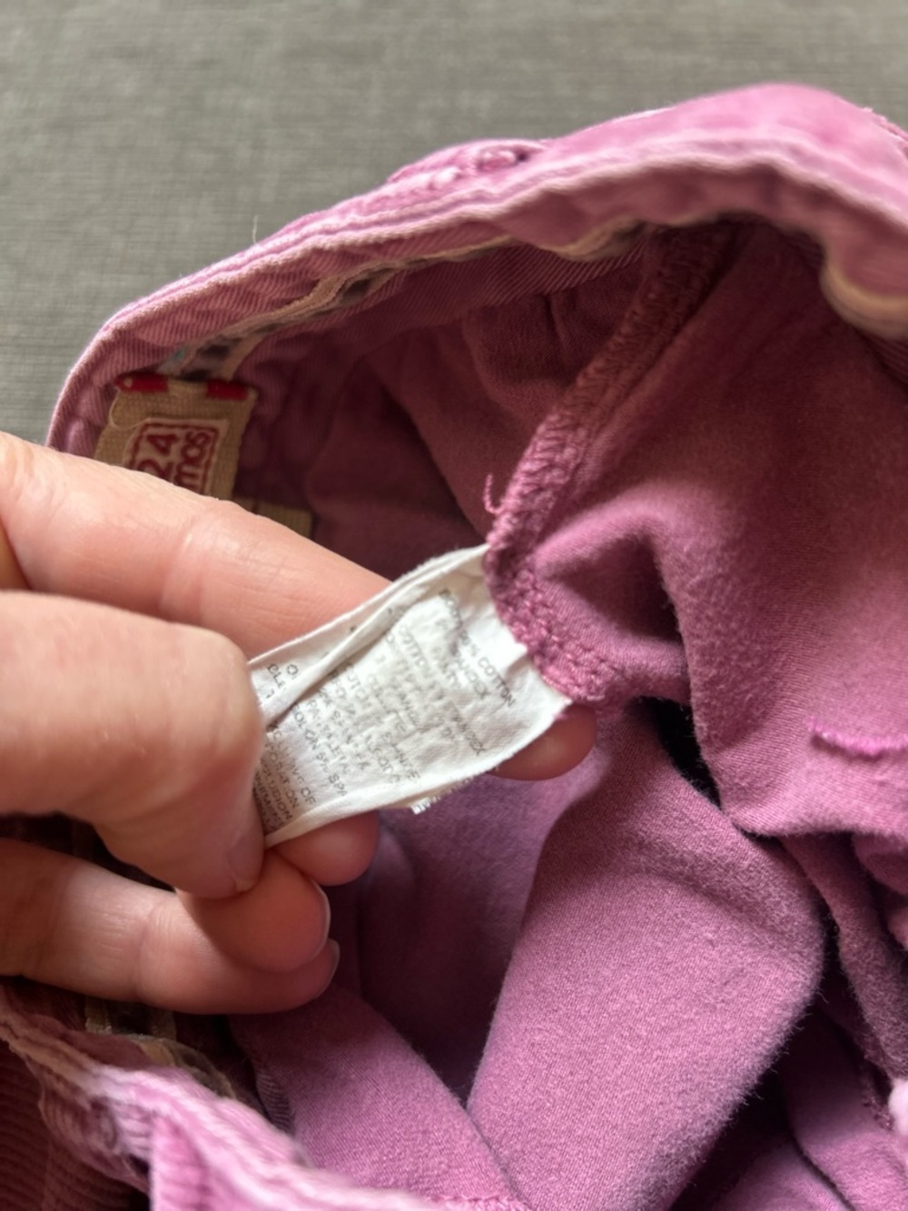 The Children’s Place Purple Heart shaped pocket corduroy skirt 24 months - Picture 6 of 6